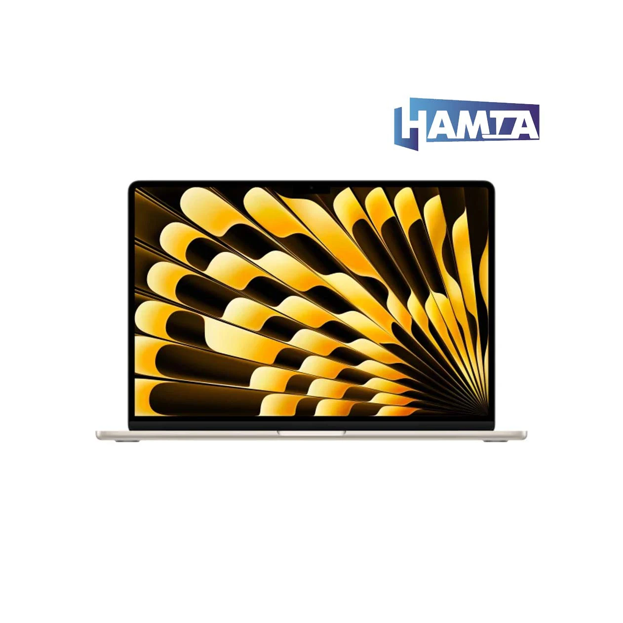 Apple MacBook Air 15 MDVE4 2026 Laptop Hamta.Shop.1 لپ تاپ 15.3 اینچی مک بوک ایر اپل مدل MacBook Air MDVE4 2026 M5 16G 1T SSD Starlight - تصویر 1