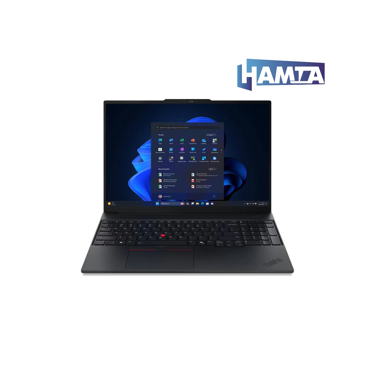 Lenovo ThinkPad E16 Gen 3 Laptop Hamta.Shop.1 لپ تاپ 16 اینچی تینک پد لنوو مدل ThinkPad E16 Gen 3 Ultra 5 225U 16G 2T SSD Intel WUXGA IPS - تصویر 1