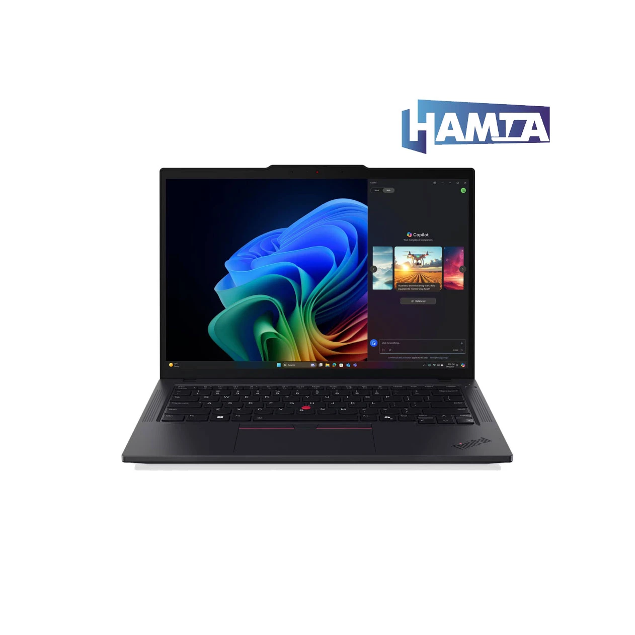Lenovo ThinkPad T14 Gen 6 Laptop Hamta.Shop.1 لپ تاپ 14 اینچی لمسی تینک پد لنوو مدل ThinkPad T14 Gen 6 Ultra 7 255U 64G 1T SSD Intel WUXGA Touch - تصویر 1