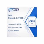 پردازنده مرکزی اینتل مدل Core i7 14700K Raptor Lake